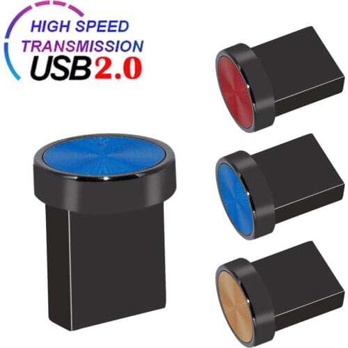 Metal Mini USB Flash Drive 2.0 Pendrive Tiny Pen Drive U Stick U Disk Memory Usb Stick Small Gift 8gb 16GB 32gb 64gb Car Music