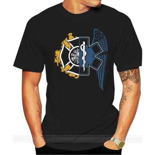 Firefighter Emt Ems Wing Elegant Tee 2Xl 3Xl 4Xl 13Xl Tee Shirt cotton tshirt men summer fashion t-shirt euro size