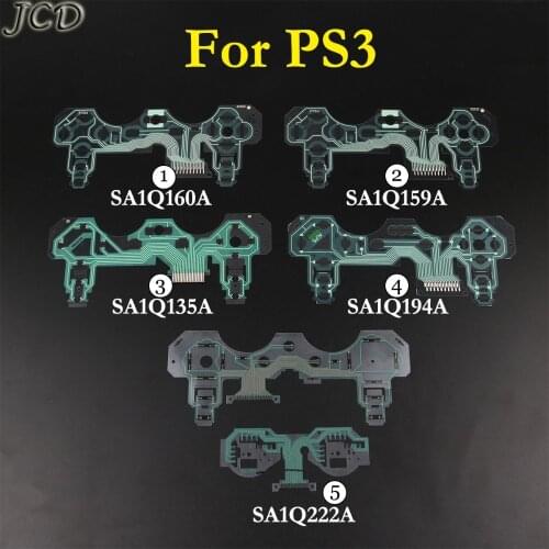 JCD 30Pcs For PS3 Controller Dualshock 3 SA1Q135A 160A 159A 194A 222A Vibration Conductive Film Controller Ribbon Circuit Board