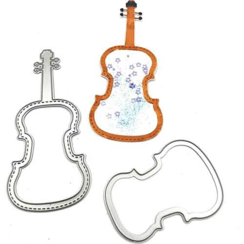 Julyarts Violoncello Metal Cutting Dies New Stencil Scrapbooking Stencil DIY Scrapbook Paper Photo Craft Template Dies