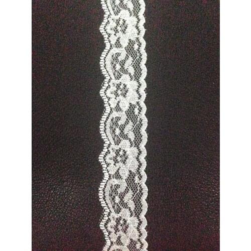 Hot 3cm width 200meters ivory nice lovely wedding bridal Lace trim DIY sewing,handicraft headband,garter,America Europe lace