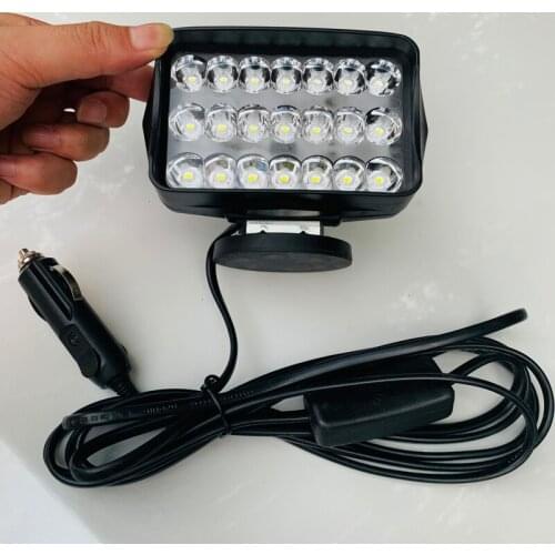 Magnetic portable led car light 105w Spot Flood Combo beam headlamp Magnet lamp holder Offroad fog light 4x4 headlight for Work