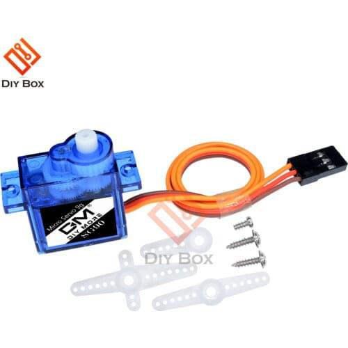 Mitoot Rc Mini Micro 9g 1.6KG Servo SG90 For RC 250 450 Helicopter Airplane Car Boat For Arduino