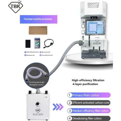 New Version TBK-958B Wireless Phone Control Laser Separate Machine For iphone12 11Pro Max Back Cover Glass Removing Logo Marking