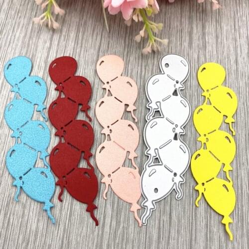 Holiday balloon Metal Cutting Dies Embossing Mold DIY Scrapbooking Album Paper Craft Knife Mould Card Custom Blade Punch Stencil