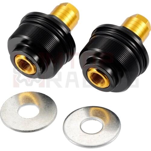 Preload Fork Caps For Honda VFR750F 1990-1991 CBR1000F 1993-1997 41mm Fork Adjustable Fork Bolts