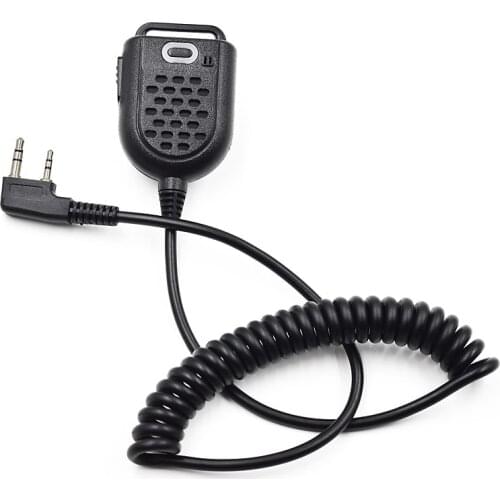 Walkie Talkie Remote Speaker Mic Microphone PTT for KENWOOD TK2107 TK3107 Baofeng UV-5R UV-5RE Plus UV-S9 BF-888S Two Way Radio