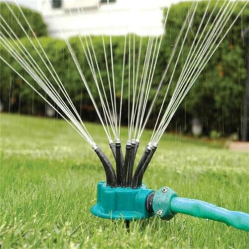 360 Degree Garden Automatic Sprinkler Nozzle Garden Irrigation Spray Watering Grass Lawn Circle Rotating Irrigation System