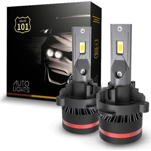 Route101 H7 LED Canbus Headlight Bulb with Adapter Retainer for Hyundai Mistra Azera Sonata Elantra Kia Carnival Carens Car Lamp