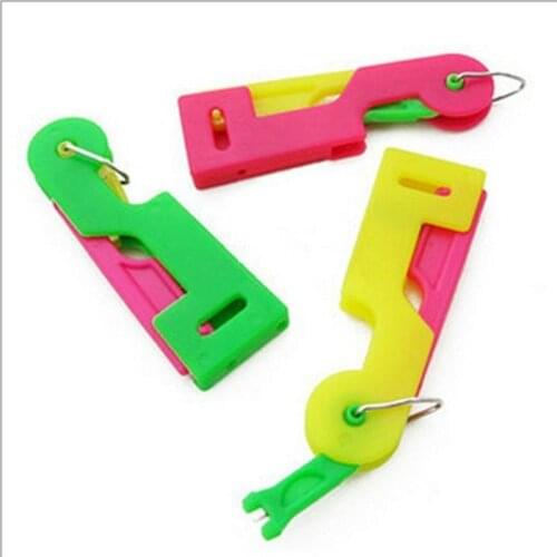 10Pcs 5Pcs 3Pcs Elderly Use Automatic Easy Sewing Needle Device Threader Thread Guide Tool