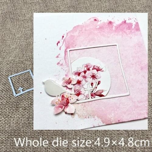 XLDesign Craft Metal Cutting Die cut die cross square frame scrapbooking Album Paper Card Craft Embossing die cuts