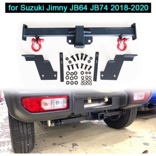 Car Tow Bar Trailer Bar Parts without/with D-Ring for Suzuki Jimny JB64 JB74 JB64W JB74W 2018-2020 Tow Bar Trailer Arm