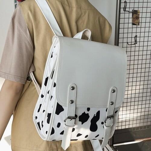 Backpacks Women Leather Cute Zebra Backpack Female White Back Pack Black Backpacks for Teen Girls Travel Fashion Bagpack Woman