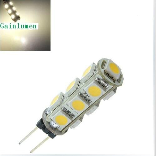 10pcs High Power SMD5050 3W 12V led g4 bulb DC Lamp Replace 20W halogen bulb warranty 2 years Free shipping