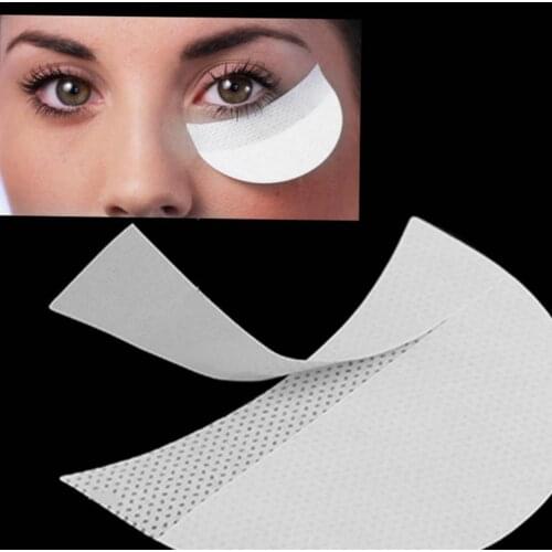 100PCS One-Time Gel Eye Shadow Stickers Grafting Eyelashes Makeup Eye Protector Non-woven Fabric Eyelash Isolation Stickers