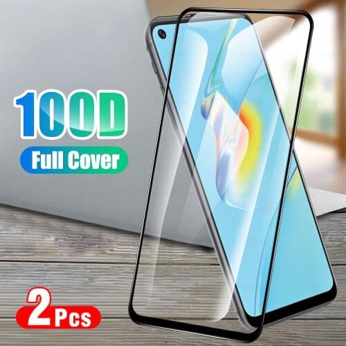 2Pcs Full Cover Tempered Glass For Oppo A54 A94 4G 5G Screen Protective Film For OPPO A74/F19 4g/5g Clear Glass Safety Protector