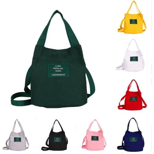 2020 Women New Fashion Canvas Messenger bag Mini Single Shoulder Bag Lady Girls Swagger Bag Female Shopping Travel Handbag