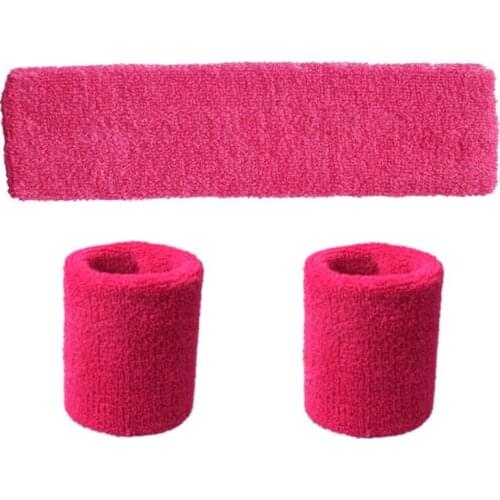 3PCS/Set Sports Bands Wrist Strap HeadBand WristBands Head wrist Safety Support Sweatbands for Basketball Volleyball Running