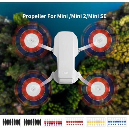 8PCS Quick Release Propeller Blades Foldable Low Noise Propellers For DJI Mavic Mini 2 SE RC Drone Accessories