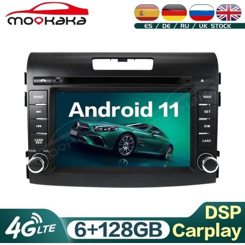 For Honda CRV 2012 - 2016 Android 11 6G RAM +128GB ROM Car Radio Stereo Multimedia Player GPS Navigation Audio Head Unit Carplay