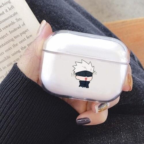 Jujutsu kaisen Anime Satoru Gojo Cover For AirPods Pro 3 Air Pods Case Earphone Accessories TPU Protector Airpods3 Case