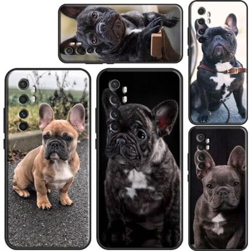 French Bulldog Puppy Phone Case For POCO X3 Pro M3 F3 Cover For Xiaomi Mi Note 10 Lite Mi 11 Ultra 9T 10T Pro