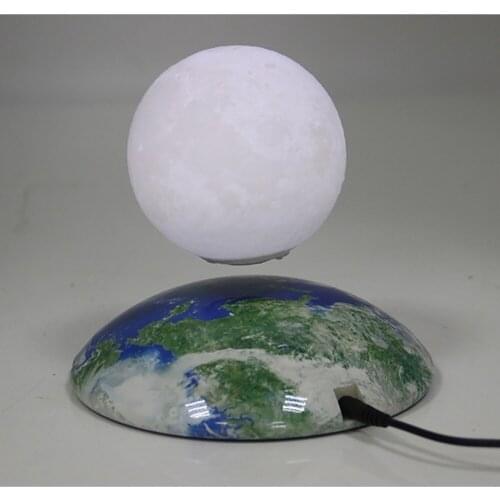 Home Decoration Magnetic Levitation Moon Rotated Floating Globe Festival Christmas New Year Gift New Strange Gift Children Toys