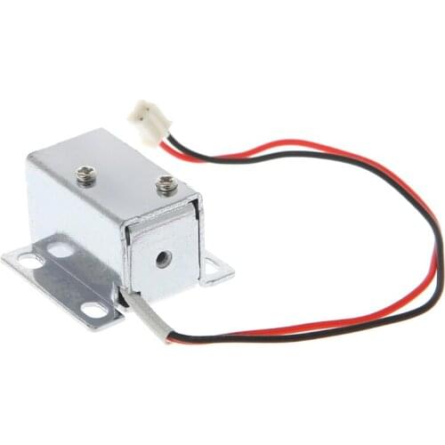 Electronic Lock Catch Door Gate 12V 0.4A Release Assembly Solenoid Access