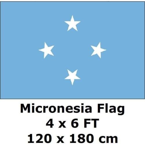 Micronesia Flag 120 x 180 cm 100D Polyester Large Big Flags And Banners National Flag Country Banner
