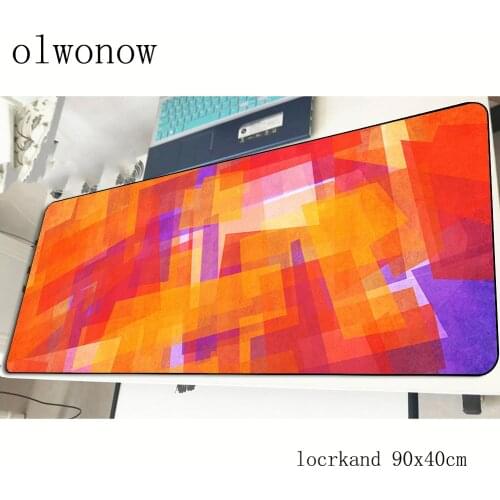 Mouse pad For Steelseries mouse Triangle wallpaper Extended large gaming Mouse pad for keyboard and mouse 900*400mm