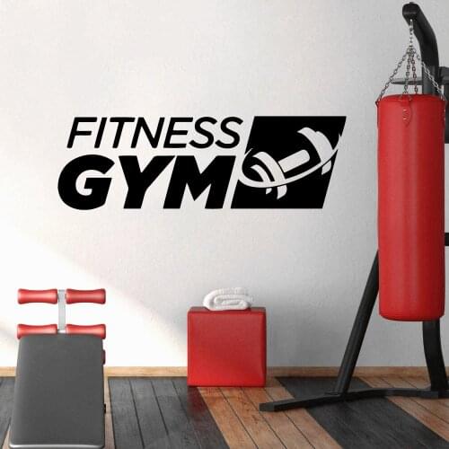 Beauty fitness gym Wall Decal Art Vinyl Stickers For Living Room Bedroom Mural Custom