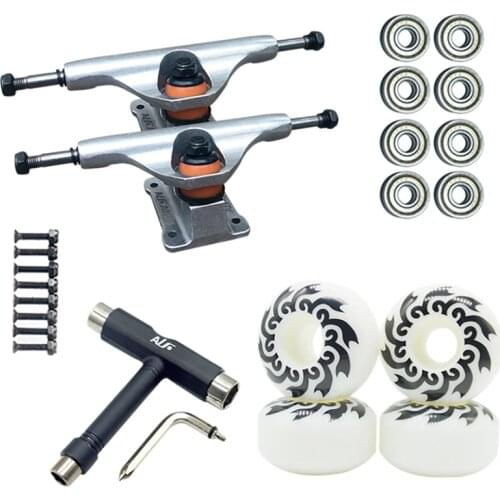 ALF 5.25Inch Skateboard Bracket 52X32mm Skateboard Wheels Double Rocker Skateboard Trucks Skateboard Bridges Skateboard Tools