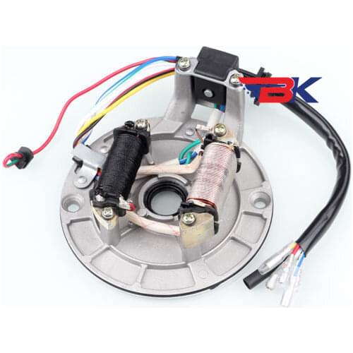 Magneto Stator Plate Rotor 50cc 70cc 90cc 110cc 125cc Pit Bike Dirt Bike Kick Start ATV Quad Pit Trail Motorcycle