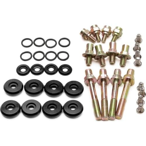 Low Profile Engine Valve Cover Washer Bolts Black Colors For Honda Acura B16 B17 B18