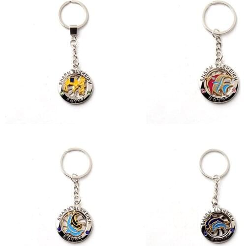 New Fashion metal keychain keyring SHARM EL SHEIKH Souvenir cute giftCraft Home Decor