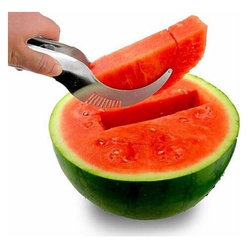 Happy home Kitchen Accessories Fruit Knife Tools Watermelon Slicer Cutter Corer Server Stainless Steel Scoop Fruit Knife Tools