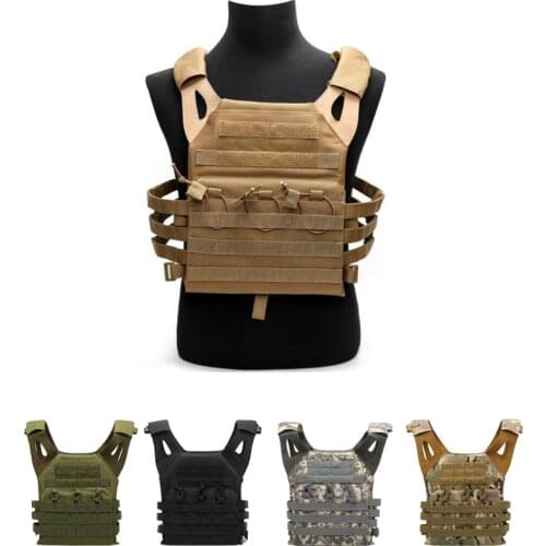 Wholesale Multicam ACU Camo Tactical Combat Vest JPC Outdoor Hunting Paintball Protective Plate Carrier Waistcoat Airsoft Vest