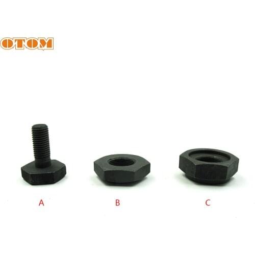 OTOM Motorcycle Small Sprocket Screw Hexagonal Slot Insert Lock Nut For ZONGSHEN NC250 250cc KAYO ATV Motocross Engine Accessory