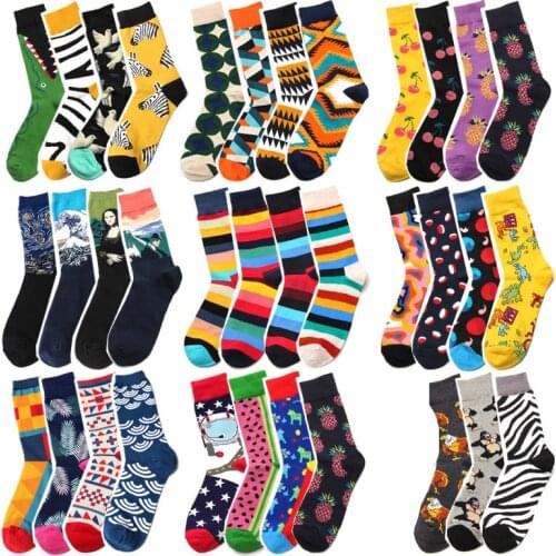 Peonfly Colors 28 Happy Men Mens Sloth Women Animal Alien Chili Moustache Sloths Novelty Sock Combed Cotton Funny Socks