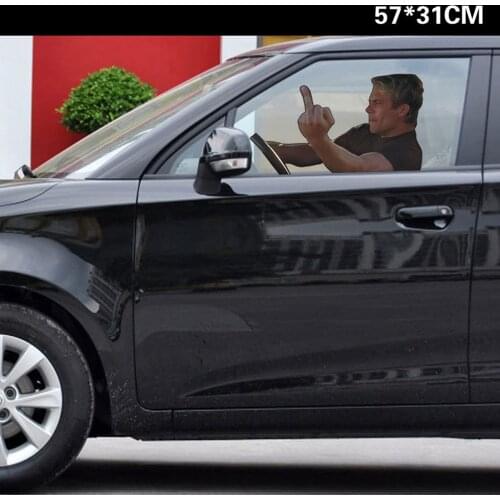 Car-styling Fast & Furious Paul Walker Vin Diesel Car Window Sticker Glass Accessories Main Drive Perspective for Alfa Romeo 156