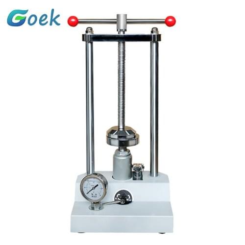 Dental Use Oil Press Pressure Laboratory Machine With Gauge Automatic Squeezer