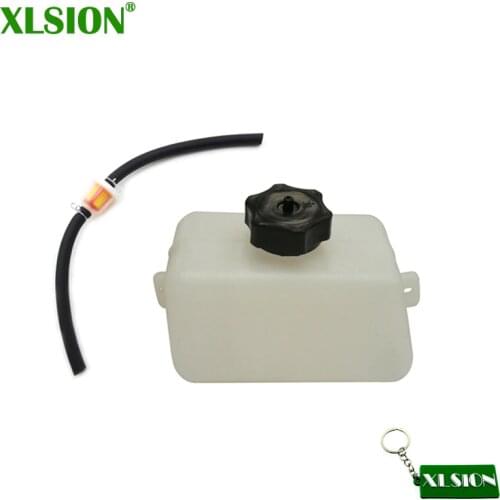 XLSION Gas Hose Line Fuel Filter + Gas Petrol Fuel Tank For 47cc 49cc 2 Stroke MiniMoto ATV Quad Dirt Pocket Bike Motorcycle
