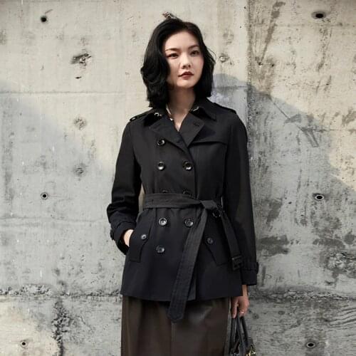 Женские короткие тренчи VIYUGUO China At AliExpress