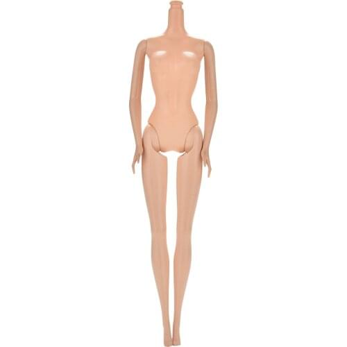 Hot 1 Pc 5 Joints Nude Naked Female Ferritic for Doll without Head 10.43" Doll Accessories