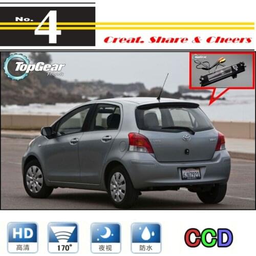 Car Camera For TOYOTA Yaris Vitz Hatchback MK2 2005~2013 High Quality Rear View Back Up Camera For PAL / NTSC Use | CCD + RCA