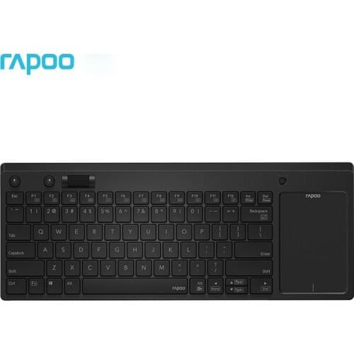 Original Rapoo K2800 Wireless Touch Keyboard USB 2.4G Wireless Multimedia keyboard Independent mouse button With Touchpad