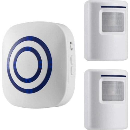Visitor Doorbell Wireless PIR Store Shop Welcome Motion Sensor Entry Visitor Doorbell Alarm Door Bell With EU/US Plug