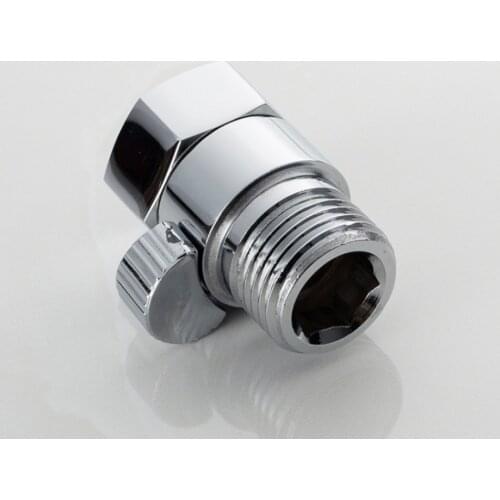 G 1/2 Copper Shower Head Shut-Off Valve Quick Open Adapter Valve Flow Regulator Stop Switch For Shower Head Hand Bidet Sprayer