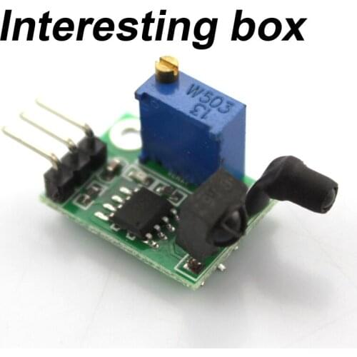 Infrared Obstacle Avoidance Module with Black Mask Infrared Sensor diy Maker Robot Material Accessories 1 Meter