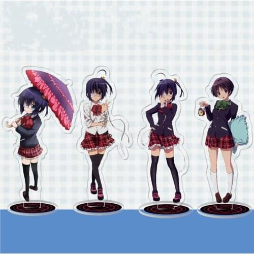 Love Chunibyo Other Delusions Anime Figure Acrylic Stand Model Toy Kawaii Takanashi Rikka Action Figures Decoration Anime Gifts
